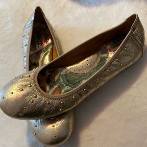Cutest sparkly ballet flats sz 10 NWOT by BORN